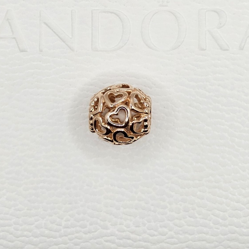 ❤️Authentic Pandora ROSE HEART CHARM - Picture 3 of 5